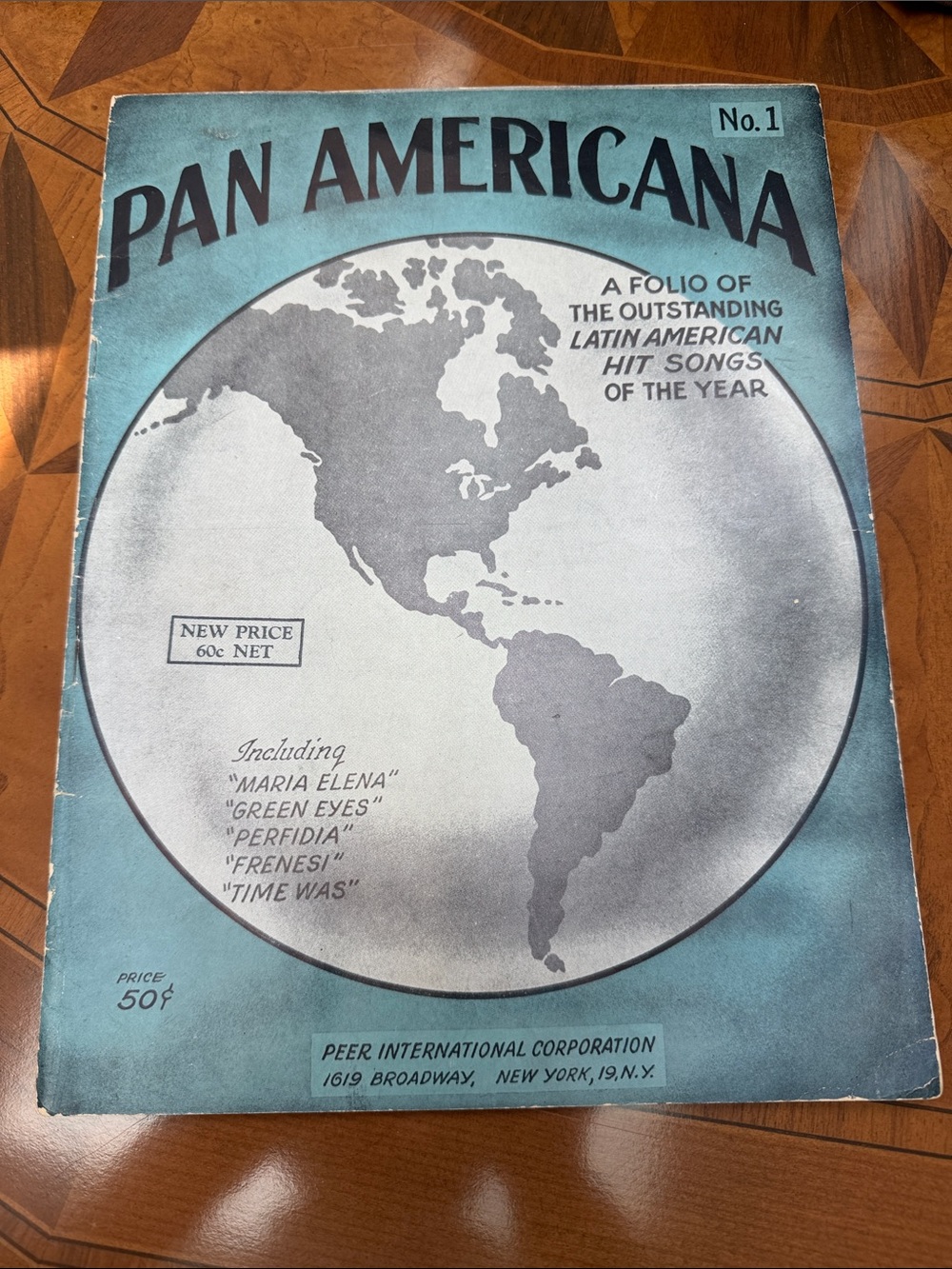 Pan Americana : 1941 Folio Latin American Hit Songs